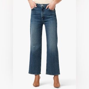 JOE’S CROPPED WIDE LEG HIGH RISE JEANS